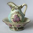 Lot Of 4 Vtg Porcelain Hinged Trinket Boxes Victorian Purse Umbrella Pitcher Egg