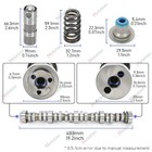 Sloppy Mechanics E1840p Stage 2 Cam Lifters Kit For Ls1 4 8 5 3 5 7 6 0 6 2 Ls