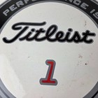 Vintage Titleist Golf Sign -  1 Ball Golfing Dealer Porcelain Gas Pump Sign