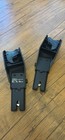 Nuna Pipa Black Car Seat Adapter Set Pair For Mompush Stroller Attachment
