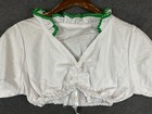 Dirndl Blouse Germany Bavarian Top  Trachten Octoberfest Folk Festival Size M