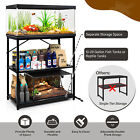 Tc-homeny 10-37gallon Fish Tank Stand Adjustable Aquarium Stand W charging Ports