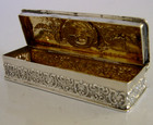 Heavy 56g Solid Sterling Silver Box 1906 Antique