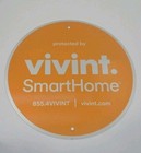 New Vivint Yard Security Sign 2 Rivet Pins And Stake Cap  no Post Included 