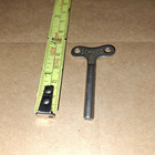 sch5  shuco  No 2  Bright  Metal Long Shank Key winding Clockwork tin Toys