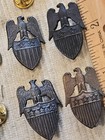 1930s Wwi Usmc Marine 2   3 Star General Facing Aide De Camp Pin Sets X4 L  k   
