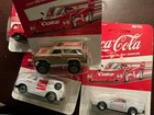 Harttoy Coca Cola Die Cast Metal Cars  Lot Of Four