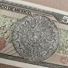 500 Pesos Mexican Banknote Currency 1983 Madero Banknote Mexico Aztec Unc