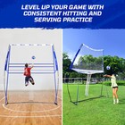 11x8ft Volleyball Training Net Volleyball Spike Trainer Net Height Adjustable