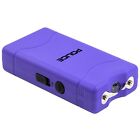 Police Stun Gun 800 Max Volt Rechargeable Led Flashlight For Self Defense Purple