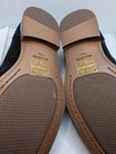 Aldo Black Leather   Suede Men   s Loafers Silver Buckle Us Size 8     Dress Shoes
