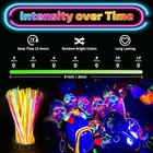 100 Pack 8  Glow Sticks Bracelets Necklaces Party Favors Halloween Rave Supplies
