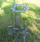 Vintage Carson Statesmetal Carousel Horse Wind Chime Metal Pewter Style