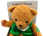 Vintage 2003 Enesco Cherished Teddies Good Luck Plush Teddy Bear In Box