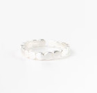 Flat Beaded Toe Ring Sterling Silver Adjustable Toe Ring Beautiful Toe Rings