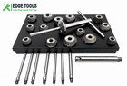 15 Pcs Engine Valve Seat Cutter Set Hcs Carbon Steel Valve Seat Reamer Tool Kit