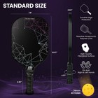 Pickleball Paddles Set Of 2   Usapa Lightweight Graphite Carbon Fiber Paddles