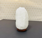 Himalayan White Salt Lamp With Dimmer Switch  7 - 8   Height  Table Night Lamp