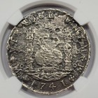 1741 Mo Mexico Silver 8 Reales Pillar Dollar Hollandia Shipwreck Ngc  t976
