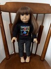 Vtg 18  American Girl Doll Pleasant Company Brown Hair Blue Eyes