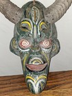 Guatemala Hand Carved   Painted Wood Devil Diablo Dance Mask
