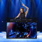 Dj Event Facade Black White Scrim Metal Frame Booth   23   x73    Flat Table Top Usa