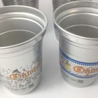 Vintage Aluminum Metal Stackable Beer Cups Oktoberfest Set Of 6