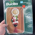 Bucilla Felt Christmas Heirloom Bead Sequin Santa Kit Jeweled Stitchery New