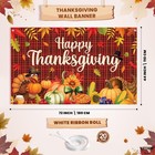 Happy Thanksgiving Banner - Xtralarge  72x44 Inch   Happy Thanksgiving Backdrop 
