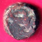 Mughals Akbar Narnol Mint Half Dam Rare Copper Coin  yy682