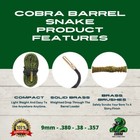 4 Pack 9mm Gun Bore Cleaning Rope - Lifetime Warranty - Cobra Barrel Snakes