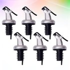 6 Pcs Liquor Pour Oil Bottle Stopper Wine Bottle Plug Oil Dispenser Spout