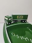 Vtg New Penn Trucking Cabover Ceramic Coin Dish Ashtray Tractor Trailer Fishman