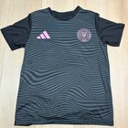 Adidas Inter Miami Cf Messi 10 Soccer Youth Jersey T-shirt Kids Large Black Mls