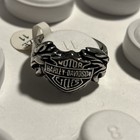 Harley Davidson Size 11 Bar And Shield Ring Silver Tone 