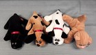 4 Vintage 1986 Tonka Pound Puppies Newborns   Pur-r-ries Kitten - Excellent Cond