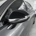 Side Mirror Covers Trim Compatible With Kia K5 2021-2025 Glossy Black