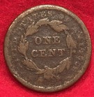 1840 Braided Hair Us Large Cent Copper Coin - Free Shipping