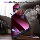 Iphone 17 Pro Max Privacy Screen Protector - Purple Gradient  Anti-spy  Hd Clari