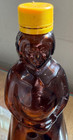 Vintage 1980s Mrs  Butterworth s Brown Amber Glass Syrup Bottle  With Cap 