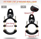 1 75 - 2  Utv Whip Light Flag Mount Bracket Adjustable For Can Am X3 Maverick