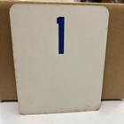 Vtg Hires Root Beer Drive-in Restaurant Car Hop Number Card Stock Placard  1