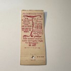 The Town Casino H Altman   H Wallens Buffalo Ny Vintage Matchbook Cover Tmm26-7