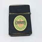 Vintage Heineken Beer Lighter Made In Austria Tobacciana Collectible