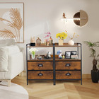Night Stand Bedside Table Bedroom Nightstand With Open Shelf Bed Side Table With