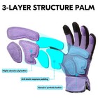 Vgo 1pair Gardening Gloves Ladies  Safety Work Gloves  Touchscreen  sl7471 