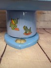 Vtg Counselor Brearley Baby Scale Nursery Scale Metal Blue  Elephant   Horse