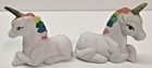 Lot Of 3 Unicorn Vintage Porcelain Ceramic Rainbow Figurines