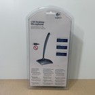 Logitech Usb Desktop Microphone 980186-0403 For Pc Or Mac Skype Certified New