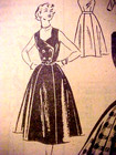 Vtg Mail Order Pattern Lady s Jumper Or Sleeveless Dress 2212